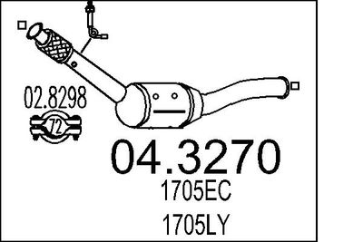 Катализатор MTS 04.3270