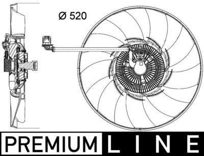 Ventilators, Motora dzesēšanas sistēma MAHLE CFF 474 000P