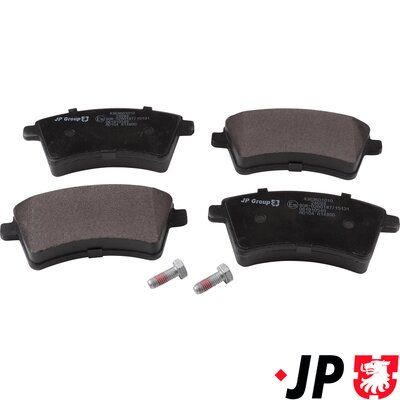 Bremžu uzliku kompl., Disku bremzes JP GROUP 4363601010