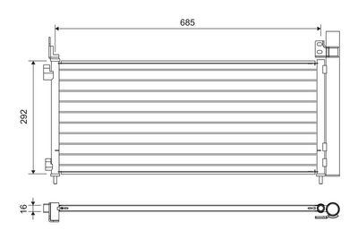 Kondensators, Gaisa kond. sistēma VALEO 822720