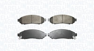 Bremžu uzliku kompl., Disku bremzes MAGNETI MARELLI 363916060927