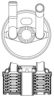 Eļļas radiators, Automātiskā pārnesumkārba MAHLE CLC 184 000S