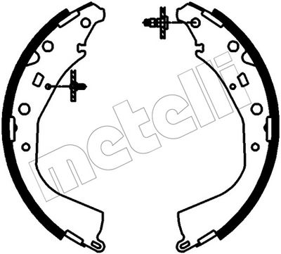 Bremžu loku komplekts METELLI 53-0777