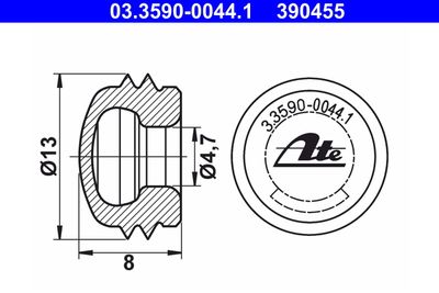 Крышка / защитный колпак ATE 03359000441