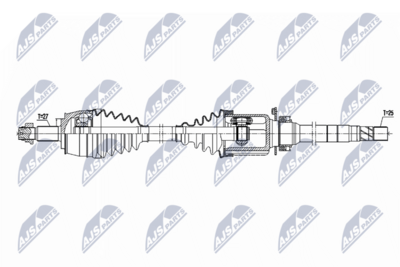 Приводной вал NTY NPW-FT-110
