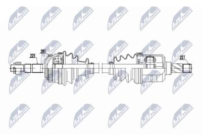 Приводной вал NTY NPW-PL-162