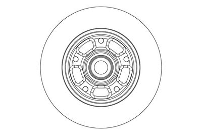 Тормозной диск TRW DF6549BS