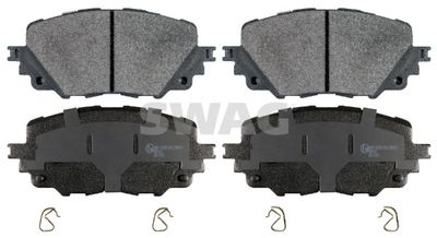 Bremžu uzliku kompl., Disku bremzes SWAG 33 10 5446
