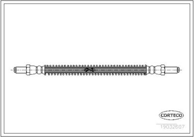 Тормозной шланг CORTECO 19032607