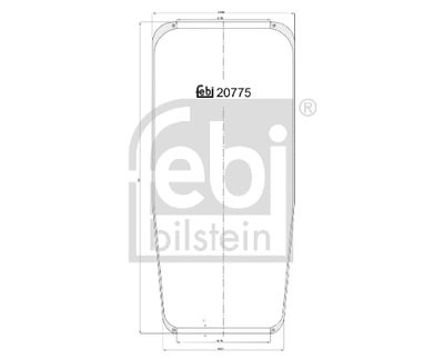 Pneimoatsperes spilvens, Pneimopiekare FEBI BILSTEIN 20775