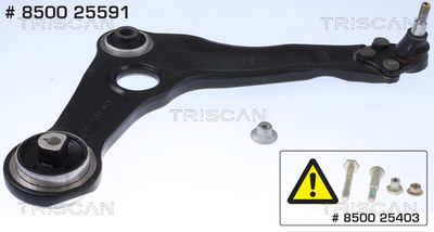 Рычаг независимой подвески колеса, подвеска колеса TRISCAN 8500 25591
