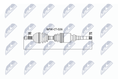 Приводной вал NTY NPW-CT-026