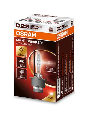 Kvēlspuldze, Tālās gaismas lukturis ams-OSRAM 66240XN2