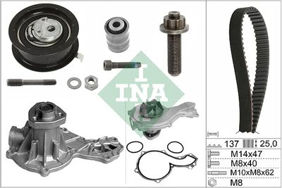 Ūdenssūknis + Zobsiksnas komplekts Schaeffler INA 530 0377 30