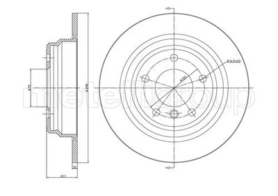 Тормозной диск METELLI 23-0397C