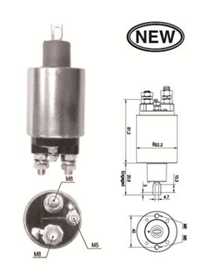 Ievilcējrelejs, Starteris MAGNETI MARELLI 940113050545