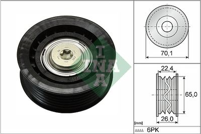 Parazīt-/Vadrullītis, Ķīļrievu siksna Schaeffler INA 532 0471 10