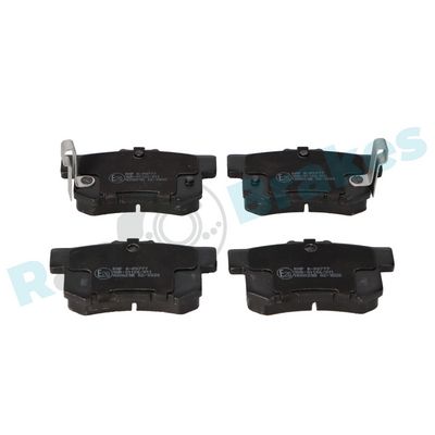 Bremžu uzliku kompl., Disku bremzes RAP BRAKES R-P0777