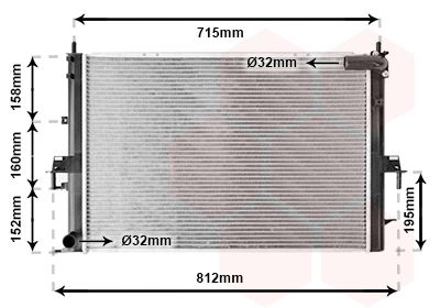 Radiators, Motora dzesēšanas sistēma VAN WEZEL 02002152