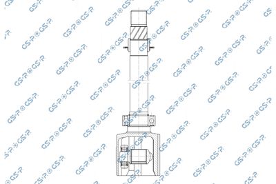 Šarnīru komplekts, Piedziņas vārpsta GSP 602408