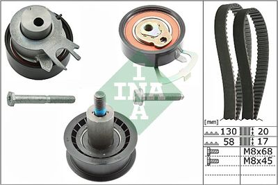 Комплект ремня ГРМ Schaeffler INA 530 0538 10