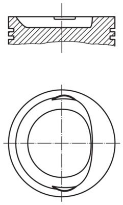 Поршень MAHLE 568 10 00