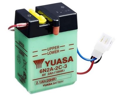 Startera akumulatoru baterija YUASA 6N2A-2C-3