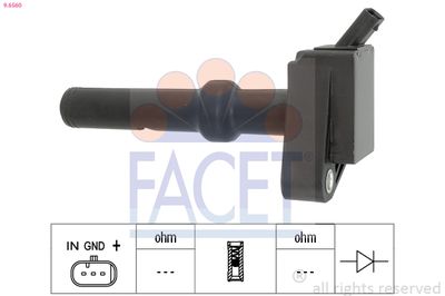 Aizdedzes spole FACET 9.6560