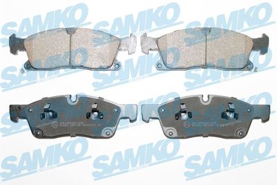 Комплект тормозных колодок, дисковый тормоз SAMKO 5SP1745
