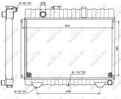 Radiators, Motora dzesēšanas sistēma NRF 504236