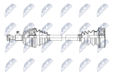 Piedziņas vārpsta NTY NPW-VW-214