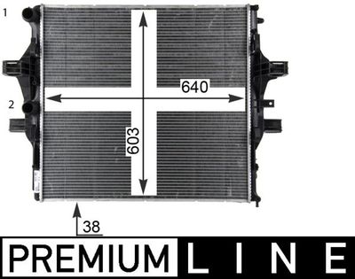 Radiators, Motora dzesēšanas sistēma MAHLE CR 2088 000P