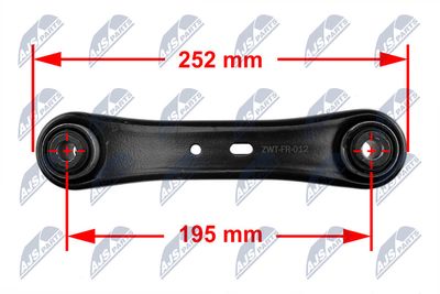 Стабилизатор, ходовая часть NTY ZWT-FR-012