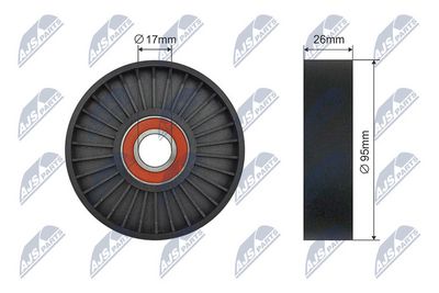 Spriegotājrullītis, Ķīļrievu siksna NTY RNK-LR-016