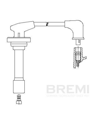 Augstsprieguma vads BREMI 761/35