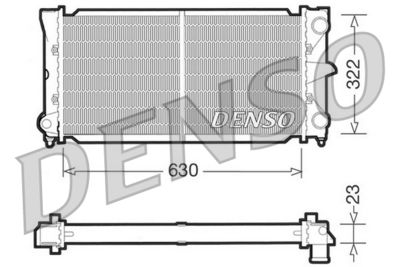 Radiators, Motora dzesēšanas sistēma DENSO DRM32025
