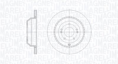 Тормозной диск MAGNETI MARELLI 361302040826