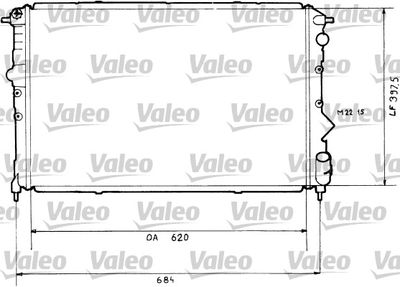 Radiators, Motora dzesēšanas sistēma VALEO 819431