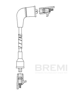 Augstsprieguma vads BREMI 6A67E40