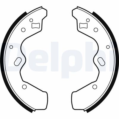 Комплект тормозных колодок DELPHI LS1878