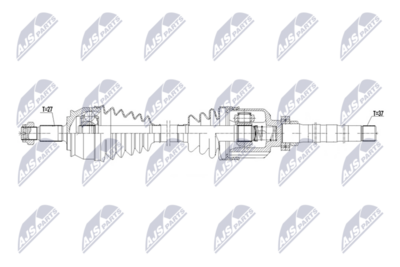 Приводной вал NTY NPW-CT-183