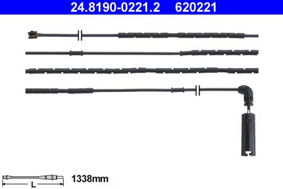 Indikators, Bremžu uzliku nodilums ATE 24.8190-0221.2