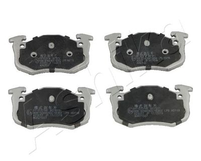 Bremžu uzliku kompl., Disku bremzes ASHIKA 51-00-0701