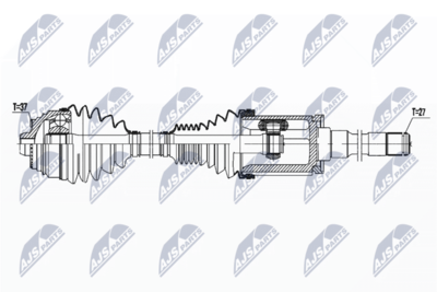 Приводной вал NTY NPW-BM-180