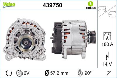 Ģenerators VALEO 439750