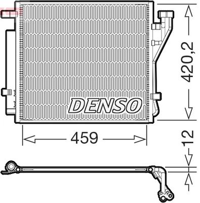 Kondensators, Gaisa kond. sistēma DENSO DCN41037