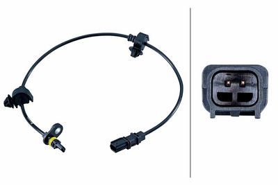 Датчик, частота вращения колеса HELLA 6PU 358 252-951