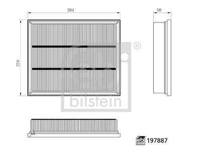 Gaisa filtrs FEBI BILSTEIN 197887