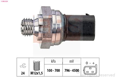 Devējs, Izplūdes gāzu spiediens EPS 1.980.028