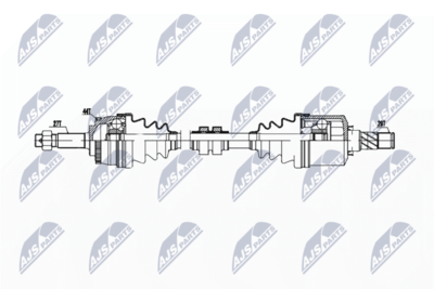 Приводной вал NTY NPW-NS-158